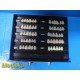 Trubyte Bioblend/Bioform Anterior Tooth Mold Tray Set 10 Drawer Cabinet ~ 37716