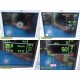 GE Dash 3000 (NBP,Temp,SpO2,ECG,CO2 Print) Patient Monitor W/ NEW Leads ~ 37859