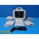 GE Dash 3000 (NBP,Temp,SpO2,ECG,CO2 Print) Patient Monitor W/ NEW Leads ~ 37859