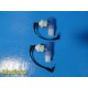 2x MSA Medical Products 406931 Miniox Oxygen Sensors W Integrated Cables 37361
