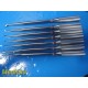 7X Codman Spinal Fusion Bone Curettes | 000–3 (23-1081/23-1083/23-1086) ~ 37785