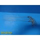 4X Karl Storz 26170DB Biopsy Forceps 3mm x 40cm | Pointed Double Spoon ~ 37795