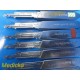 Lot of 19 BD Bard Parker Scalpel Blade Handles 18x Size 3 1x Size 4  37627