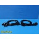 Lot of 2 Xomed BioTrend Fiber Optic Sensor Cables P/N 90483 ~ 37428