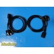 Lot of 2 Xomed BioTrend Fiber Optic Sensor Cables P/N 90483 ~ 37428