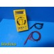 Beckman Industrial HD140 Digital Multimeter W Test Leads 9V Battery 37955