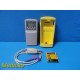 Nellcor OxiMax N 65P Handheld Pulse Oximeter W SpO2 Sensor Yellow Case 37369