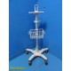 Datex-Ohmeda GCX Polymount Roll Stand W/ Ref 890915 Mount Plate + Basket ~ 37898
