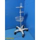 Datex-Ohmeda GCX Polymount Roll Stand W/ Ref 890915 Mount Plate + Basket ~ 37898