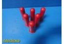Lot of 6 Drucker Diagnostics Red Tube Carriers ~ 38541