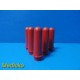 Lot of 6 Drucker Diagnostics Red Tube Carriers ~ 38541