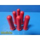 Lot of 6 Drucker Diagnostics Red Tube Carriers ~ 38541