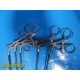 5X JARIT 600-122 Laparoscopic Allis Graspers, 5mm, 36–39cm, Single Action ~37799