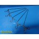 5X JARIT 600-122 Laparoscopic Allis Graspers, 5mm, 36–39cm, Single Action ~37799