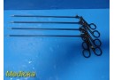 4X JARIT 600-115 / A600-115 Laparoscopic Monopolar Forceps | 5mm | 16" ~ 37953