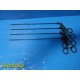 4X JARIT 600-115 / A600-115 Laparoscopic Monopolar Forceps | 5mm | 16" ~ 37953