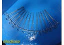 Lot of 12 Miltex 30-1077 Gordon Uterine Vulsellum Forceps | 9" Straight ~ 37956
