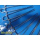 Lot of 12 Miltex 30-1077 Gordon Uterine Vulsellum Forceps | 9" Straight ~ 37956