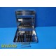 Symmetry Karlin XL Cervical Microdiscectomy Curette Set W/ 46-3145 Case ~ 37889