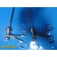 Lot of 2 Gyrus ACMI E8213 Rigid Optical Cup Tearing Biopsy Forceps 25cm ~ 37984