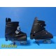 Mizuho OSI P2 Large Traction Boot Pair (L & R) W/ Foot Plates & Clamps ~ 38524