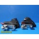 Mizuho OSI P2 Large Traction Boot Pair (L & R) W/ Foot Plates & Clamps ~ 38524