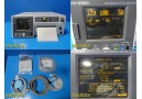 GE Corometrics 120 Series Maternal/Fetal Monitor W/ Transducers & Leads ~ 38068