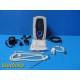 Welch Allyn 42MTB Spot Vital Signs Monitor W/ Battery & Patient Leads ~ 38045