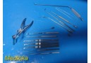 15X V. Mueller & Jedmed ENT Surgical Tools – Knives, Hooks, Elevators ~ 38580