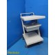 Nicolet/Natus Heavy Duty Rolling Medical Utility Cart W/ Drawer & Handle ~ 38084