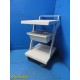 Nicolet/Natus Heavy Duty Rolling Medical Utility Cart W/ Drawer & Handle ~ 38084