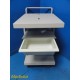 Nicolet/Natus Heavy Duty Rolling Medical Utility Cart W/ Drawer & Handle ~ 38084