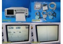 GE Model 259A Maternal/Fetal Monitor W/ US + TOCO Transducers & Leads ~ 38088