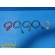 5x Spacelabs Ultraview 90347-05 ECG Telemetry Lead Wires Snap Type 38134