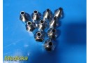 Lot of 10 Medical Compressed Gas Adapters Chrome-Plated Brass 38143