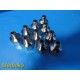 Lot of 10 Medical Compressed Gas Adapters Chrome-Plated Brass 38143