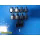 Lot of 10 Medical Compressed Gas Adapters Chrome-Plated Brass 38143