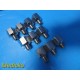 Lot of 10 Medical Compressed Gas Adapters Chrome-Plated Brass 38143