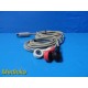 ZOLL Ref 8000-0025 3-Lead EKG Trunk Cable Snap Type TESTED 38074