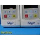 2019 Lot of 2 Dräger Infinity M300 Telemetry Transmitters ECG SpO₂ 38178