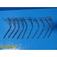 Lot of 10 Magill Adult Catheter Forceps | Length 8" | Stainless Steel ~ 38056