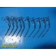Lot of 10 Magill Adult Catheter Forceps | Length 8" | Stainless Steel ~ 38056