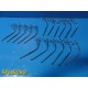 Lot of 17 Assorted Magill CATH Forceps – Stainless Steel | 9–9.5” ~ 38058