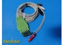OEM Siemens/Dr&auml;ger MP03404 5-Lead ECG Cable for Infinity M300 AHA 1.5m ~ 38162