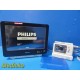 Philips IntelliVue MX700 Monitor W/ X2 Module, Rack, Batteries & Cables ~ 38631