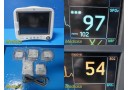 GE Dash 4000 Monitor SpO2, ECG, NBP W/ Battery NEW Leads IBP HW Only 38273