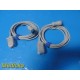 2x Mindray 562A SpO₂ Extension Cables (Ref. 0010-20-42710) - 7 Pin | NEW ~ 38649