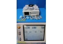 GE Corometrics 259A Maternal Monitor w/ 2 US + 1 TOCO Transducer & Leads ~ 38256