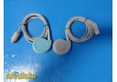 GE Compatible Fetal Transducer Set &ndash; 2264HAX TOCO & 5700HAX Ultrasound ~ 38244