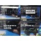 Philips IntelliVue MX700 Monitor W/ X2 Transport, M3012A Module & Leads ~ 38636